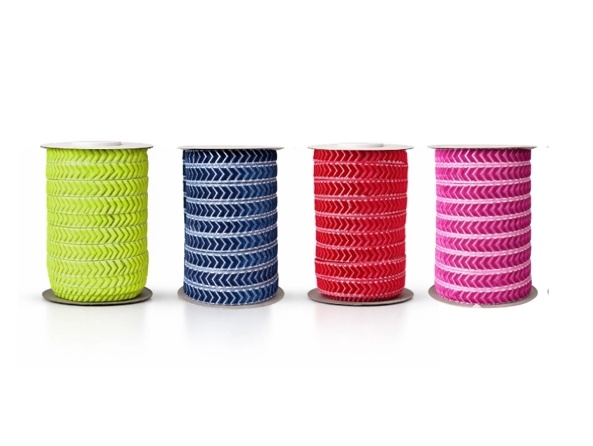 CINTA FUZZ TERCIOPELO C/ LUREX KALI 10MM X 18,28MTS